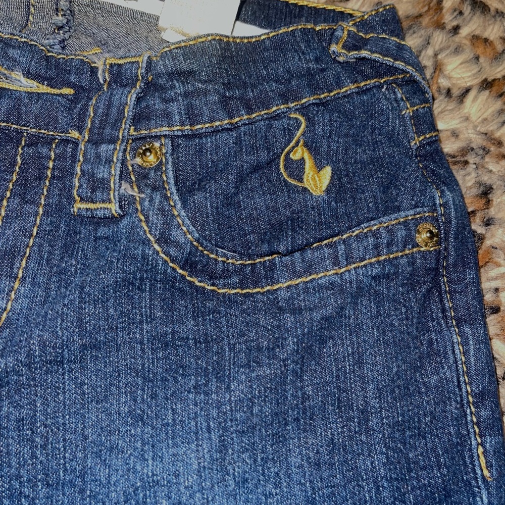 Baby Phat Dark Blue Low-Rise Skinny Jeans - Picture 3 of 3
